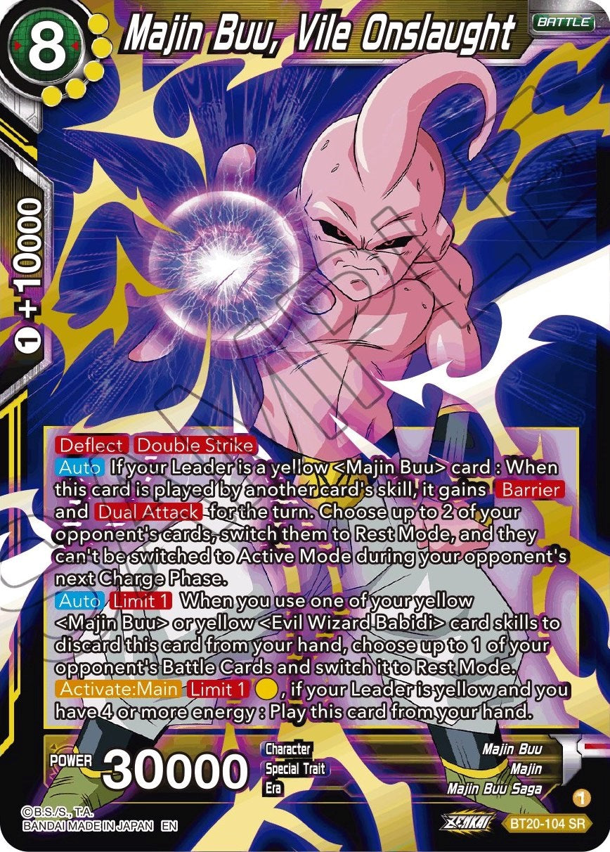 Majin Buu, Vile Onslaught (BT20-104) [Power Absorbed] | Dragon's Lair Comics and Fantasy Houston TX