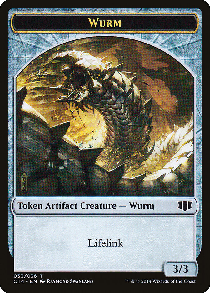 Wurm (033/036) // Goat Double-Sided Token [Commander 2014 Tokens] | Dragon's Lair Comics and Fantasy Houston TX