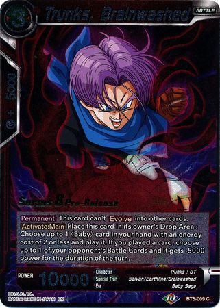 Trunks, Brainwashed (BT8-009_PR) [Malicious Machinations Prerelease Promos] | Dragon's Lair Comics and Fantasy Houston TX