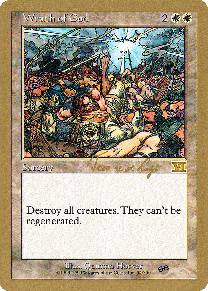 Wrath of God (Tom van de Logt) (SB) [World Championship Decks 2000] | Dragon's Lair Comics and Fantasy Houston TX