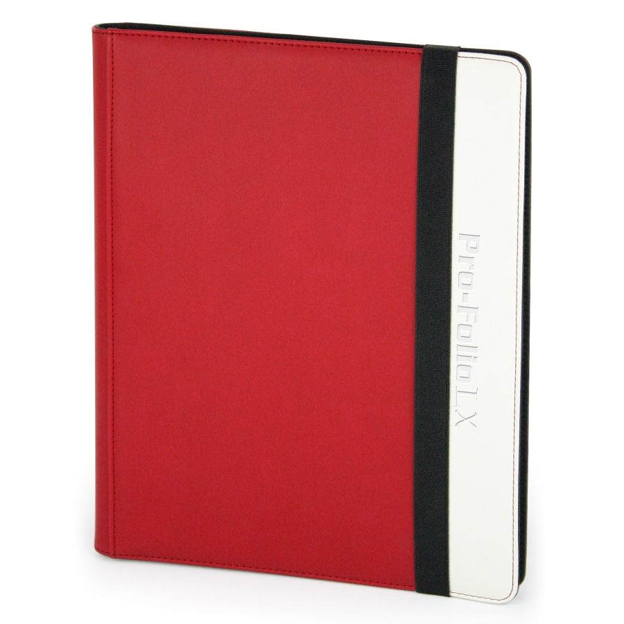 BCW 9-Pocket Pro-Folio LX RED/WHITE | Dragon's Lair Comics and Fantasy Houston TX