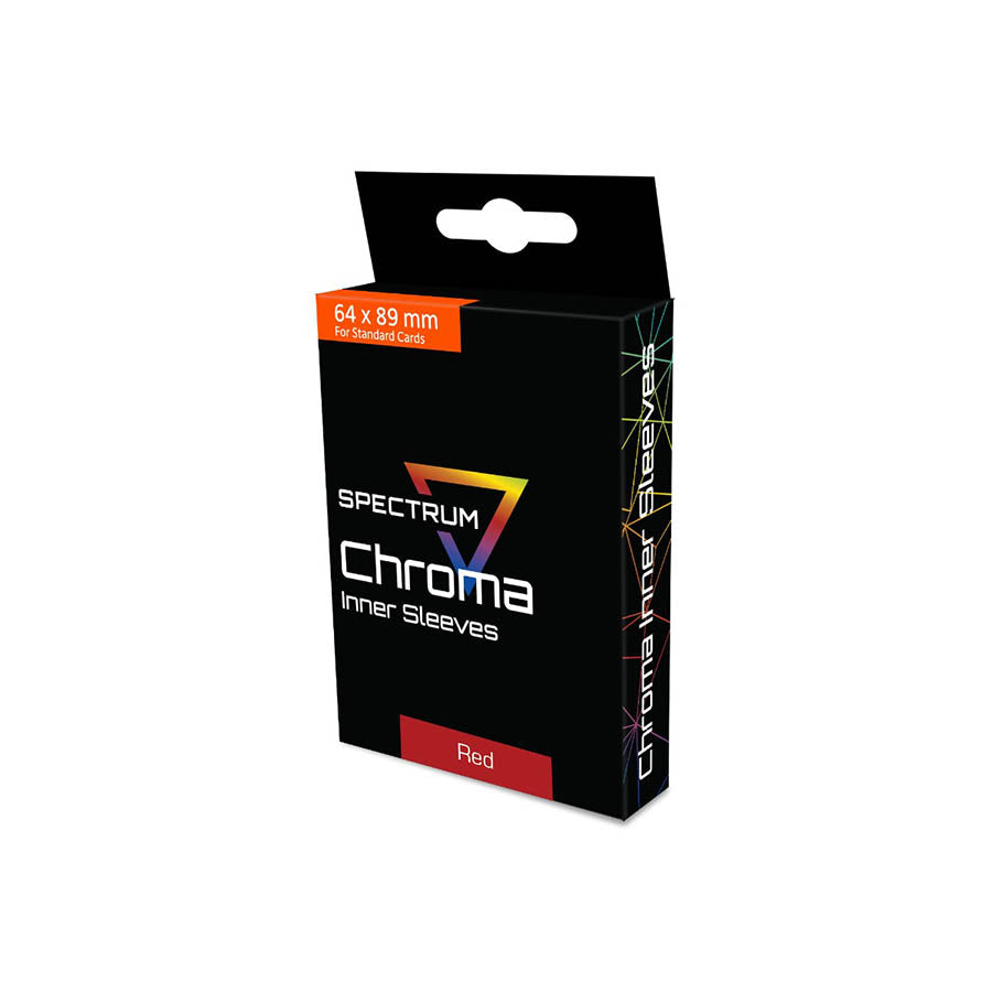 SPECTRUM: CHROMA INNER SLEEVES: RED 100CT | Dragon's Lair Comics and Fantasy Houston TX