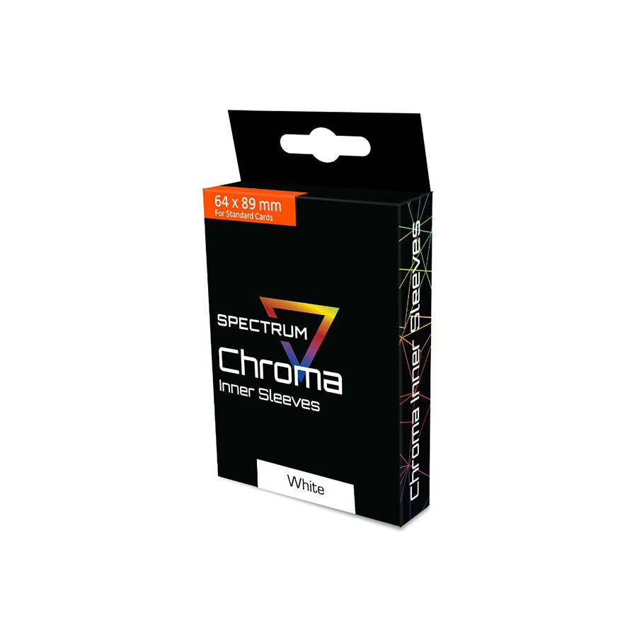 SPECTRUM: CHROMA INNER SLEEVES: WHITE 100CT | Dragon's Lair Comics and Fantasy Houston TX