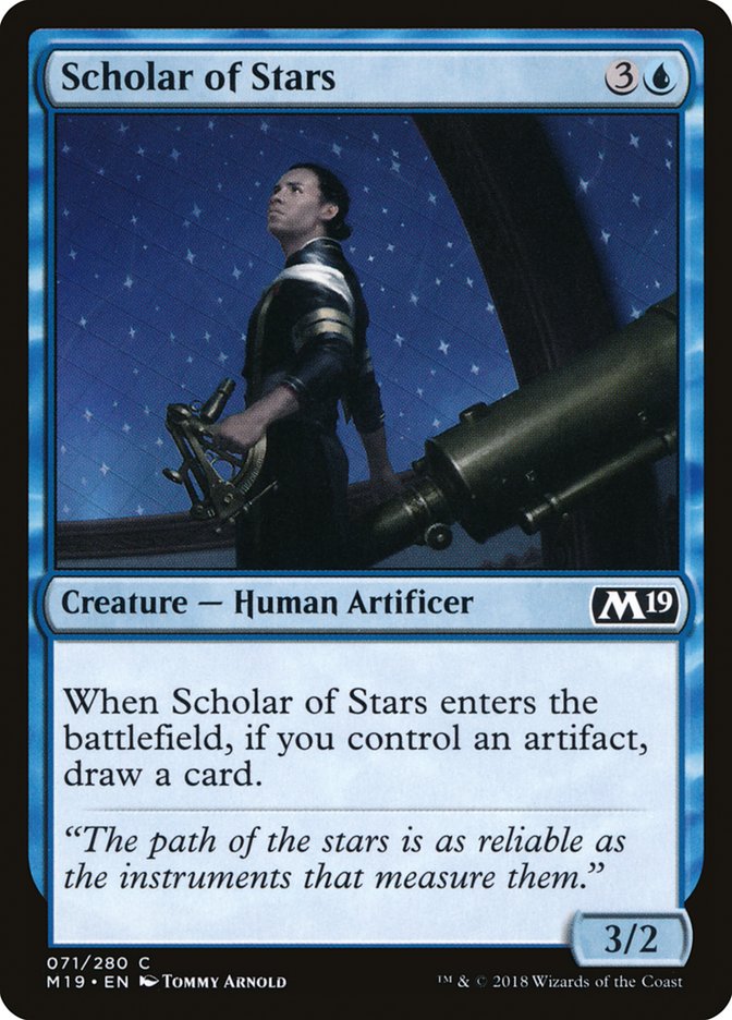 Scholar of Stars [Core Set 2019] | Dragon's Lair Comics and Fantasy Houston TX