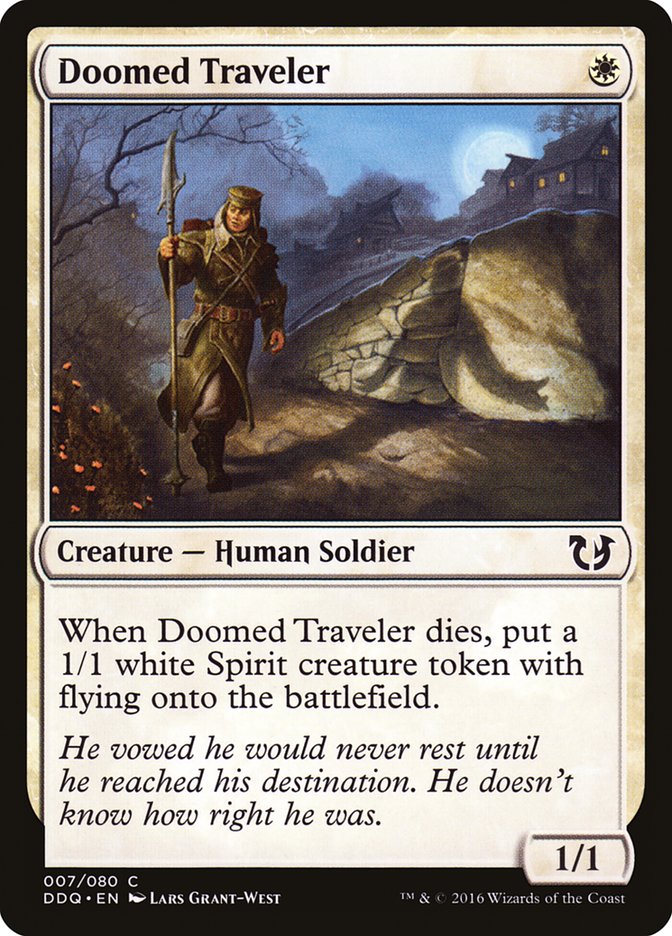 Doomed Traveler [Duel Decks: Blessed vs. Cursed] | Dragon's Lair Comics and Fantasy Houston TX