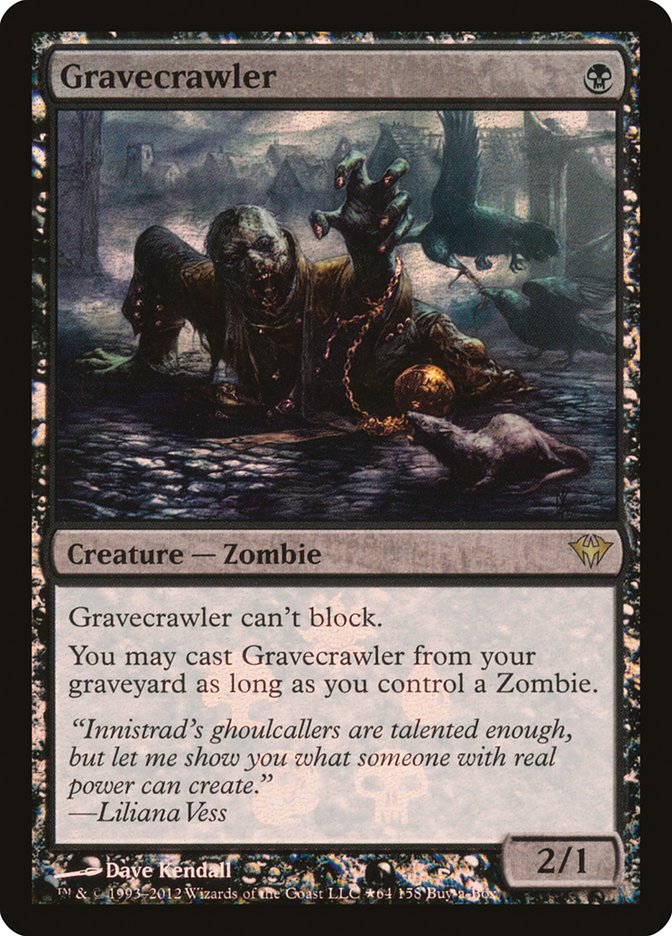 Gravecrawler (Buy-A-Box) [Dark Ascension Promos] | Dragon's Lair Comics and Fantasy Houston TX