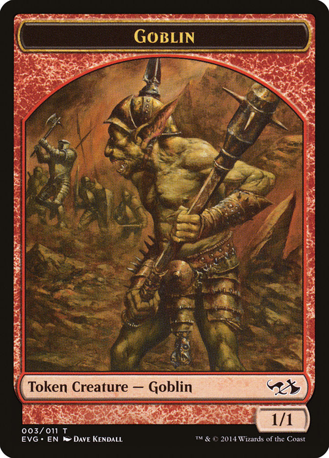 Goblin Token (Elves vs. Goblins) [Duel Decks Anthology Tokens] | Dragon's Lair Comics and Fantasy Houston TX