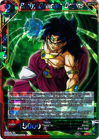 Broly, Demonic Origins (BT7-117) [Assault of the Saiyans] | Dragon's Lair Comics and Fantasy Houston TX