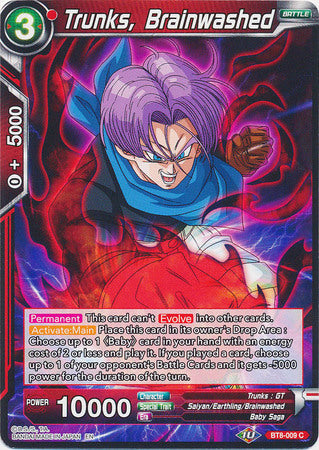 Trunks, Brainwashed (BT8-009) [Malicious Machinations] | Dragon's Lair Comics and Fantasy Houston TX