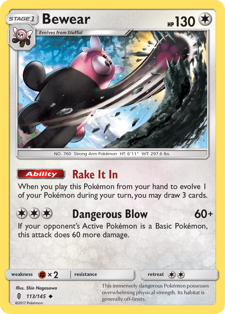 Bewear (113/145) [Sun & Moon: Guardians Rising] | Dragon's Lair Comics and Fantasy Houston TX