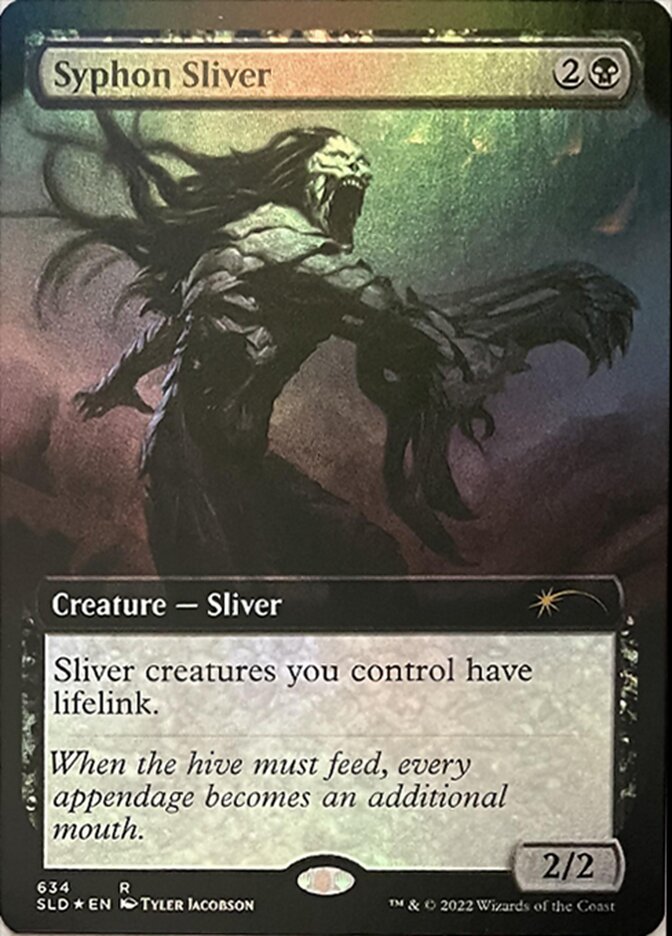 Syphon Sliver (Extended Art) [Secret Lair Drop Promos] | Dragon's Lair Comics and Fantasy Houston TX