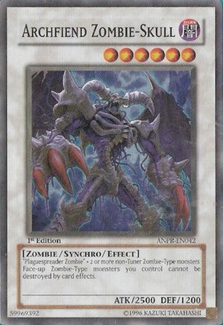 Archfiend Zombie-Skull [ANPR-EN042] Super Rare | Dragon's Lair Comics and Fantasy Houston TX