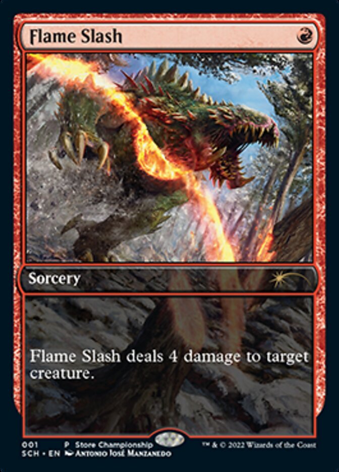 Flame Slash (Extended Art) [Store Championships 2022] | Dragon's Lair Comics and Fantasy Houston TX