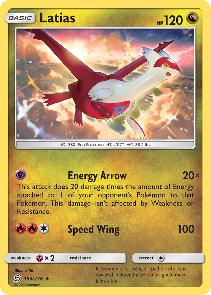 Latias (153/236) [Sun & Moon: Unified Minds] | Dragon's Lair Comics and Fantasy Houston TX