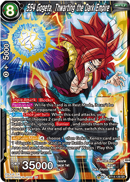 SS4 Gogeta, Thwarting the Dark Empire (BT14-129) [Cross Spirits] | Dragon's Lair Comics and Fantasy Houston TX