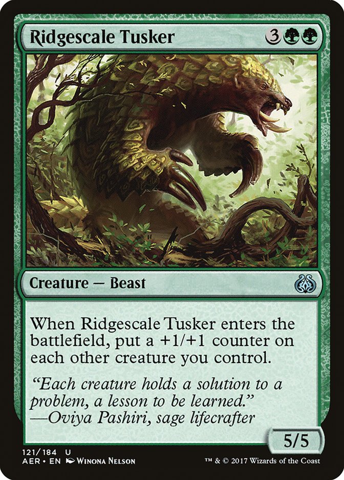 Ridgescale Tusker [Aether Revolt] | Dragon's Lair Comics and Fantasy Houston TX