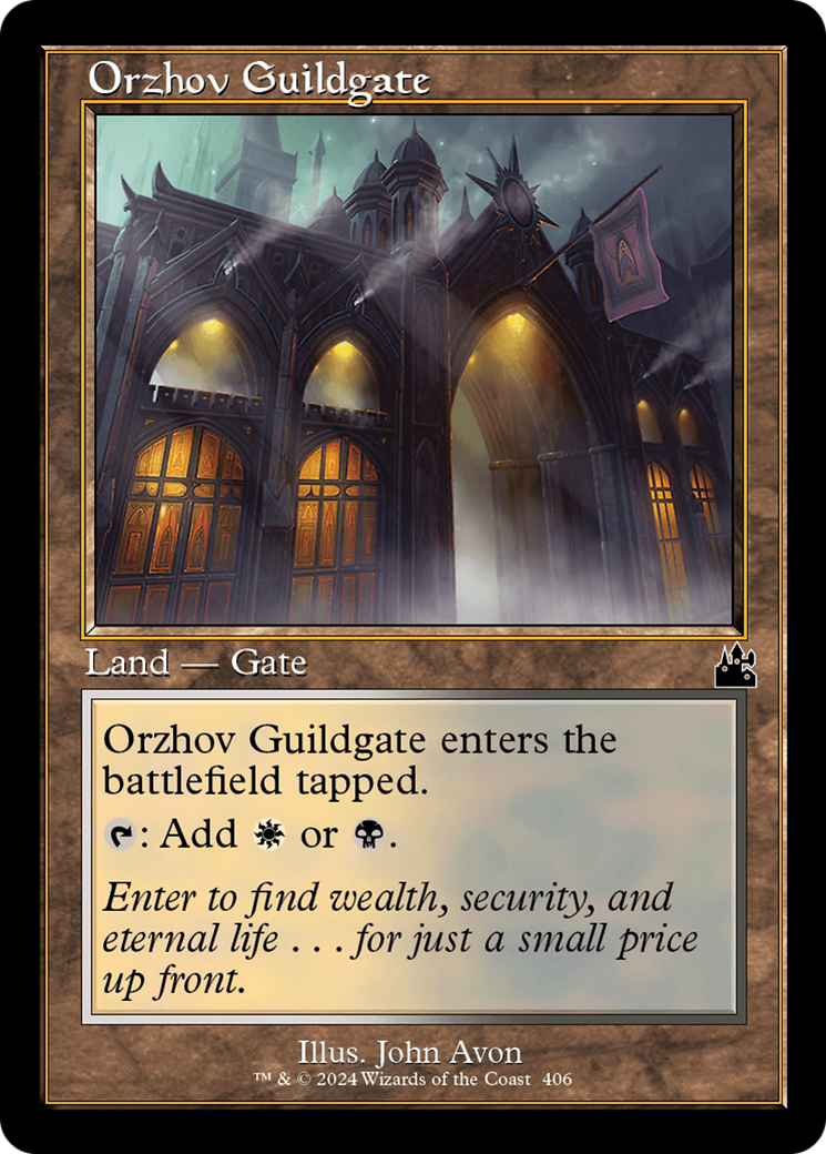 Orzhov Guildgate (Retro Frame) [Ravnica Remastered] | Dragon's Lair Comics and Fantasy Houston TX