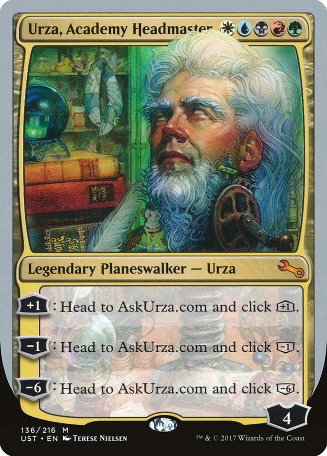 Urza, Academy Headmaster [Unstable] | Dragon's Lair Comics and Fantasy Houston TX