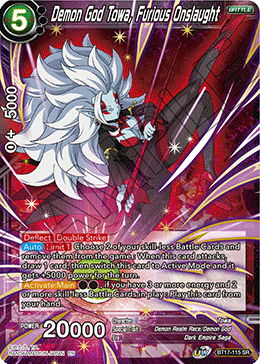 Demon God Towa, Furious Onslaught (BT17-115) [Ultimate Squad] | Dragon's Lair Comics and Fantasy Houston TX