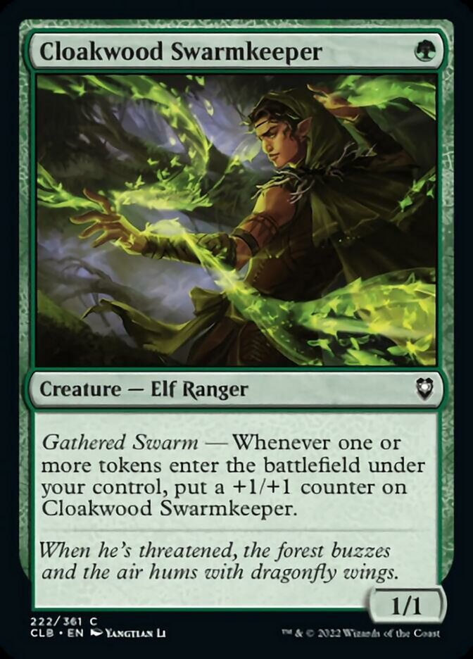 Cloakwood Swarmkeeper [Commander Legends: Battle for Baldur's Gate] | Dragon's Lair Comics and Fantasy Houston TX