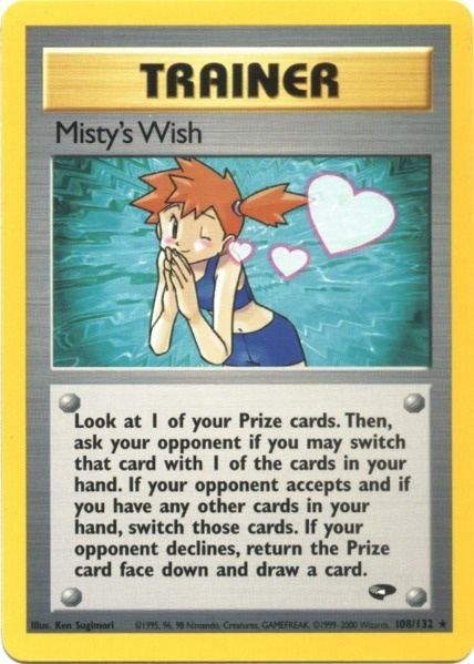 Misty's Wish (108/132) [Gym Challenge Unlimited] | Dragon's Lair Comics and Fantasy Houston TX