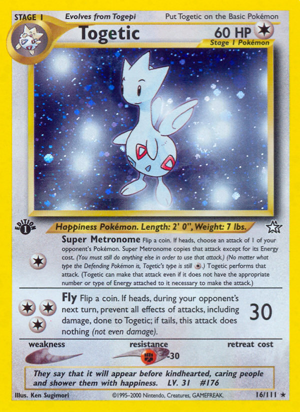 Togetic (16/111) [Neo Genesis 1st Edition] | Dragon's Lair Comics and Fantasy Houston TX