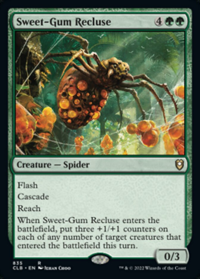 Sweet-Gum Recluse [Commander Legends: Battle for Baldur's Gate] | Dragon's Lair Comics and Fantasy Houston TX