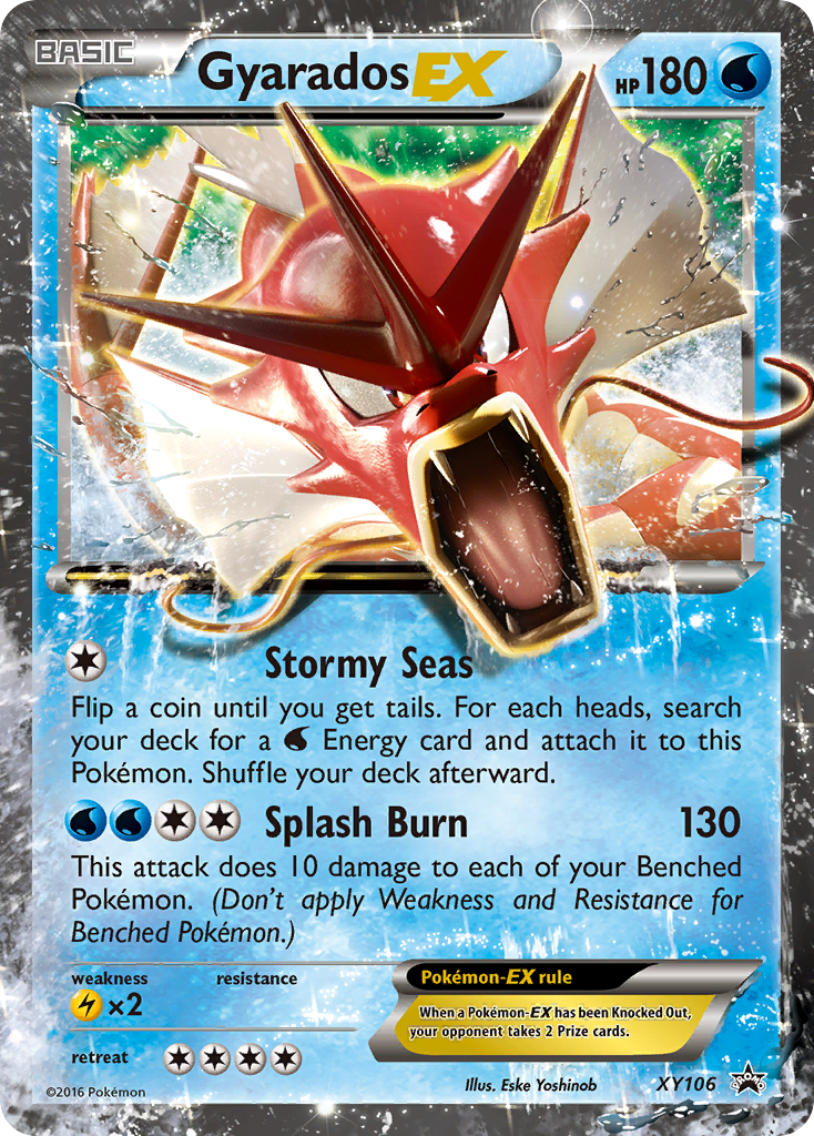 Gyarados EX (XY106) [XY: Black Star Promos] | Dragon's Lair Comics and Fantasy Houston TX