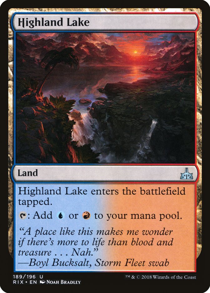 Highland Lake [Rivals of Ixalan] | Dragon's Lair Comics and Fantasy Houston TX