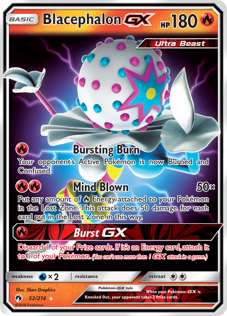 Blacephalon GX (52/214) [Sun & Moon: Lost Thunder] | Dragon's Lair Comics and Fantasy Houston TX