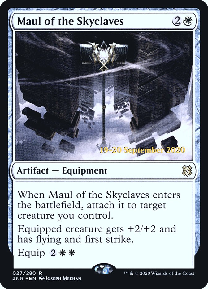 Maul of the Skyclaves [Zendikar Rising Prerelease Promos] | Dragon's Lair Comics and Fantasy Houston TX