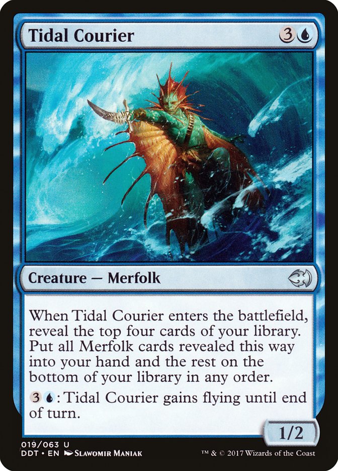 Tidal Courier [Duel Decks: Merfolk vs. Goblins] | Dragon's Lair Comics and Fantasy Houston TX