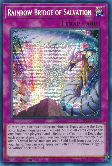 Rainbow Bridge of Salvation [MP22-EN270] Prismatic Secret Rare | Dragon's Lair Comics and Fantasy Houston TX