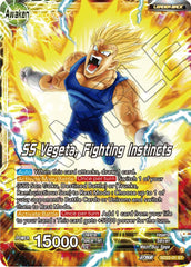 Vegeta // SS Vegeta, Fighting Instincts (Starter Deck Exclusive) (SD22-01) [Power Absorbed] | Dragon's Lair Comics and Fantasy Houston TX