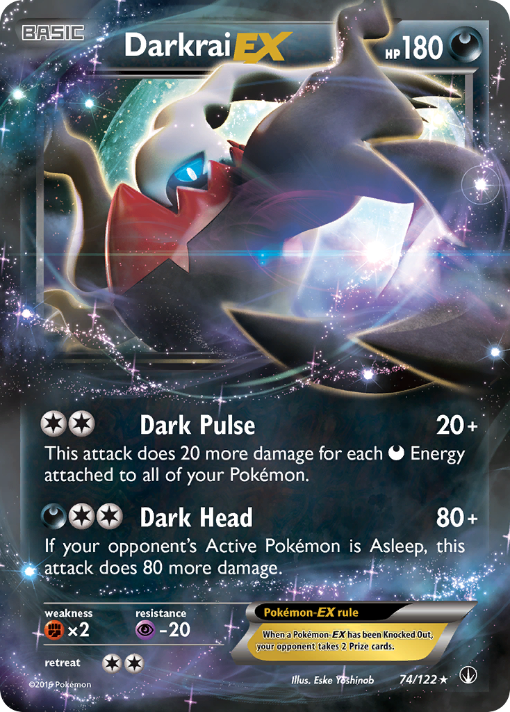 Darkrai EX (74/122) [XY: BREAKpoint] | Dragon's Lair Comics and Fantasy Houston TX