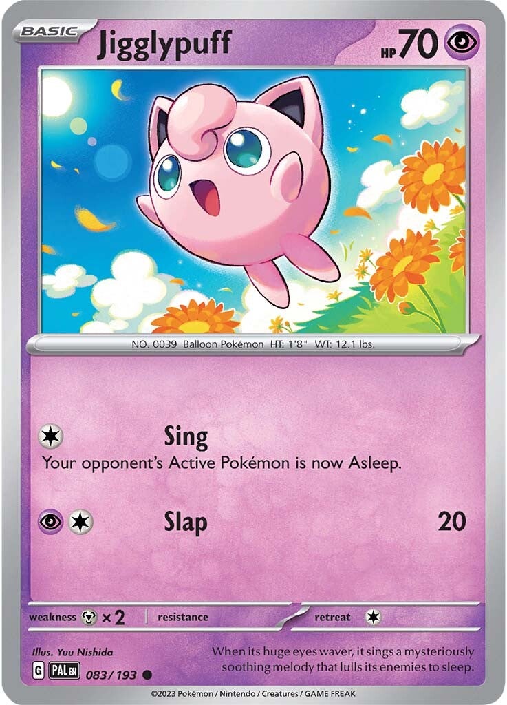 Jigglypuff (083/193) [Scarlet & Violet: Paldea Evolved] | Dragon's Lair Comics and Fantasy Houston TX