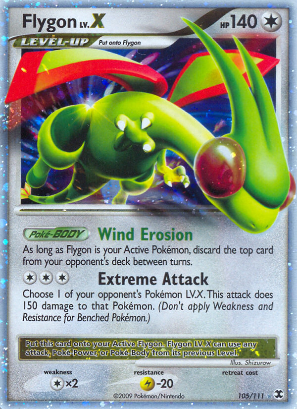 Flygon LV.X (105/111) [Platinum: Rising Rivals] | Dragon's Lair Comics and Fantasy Houston TX