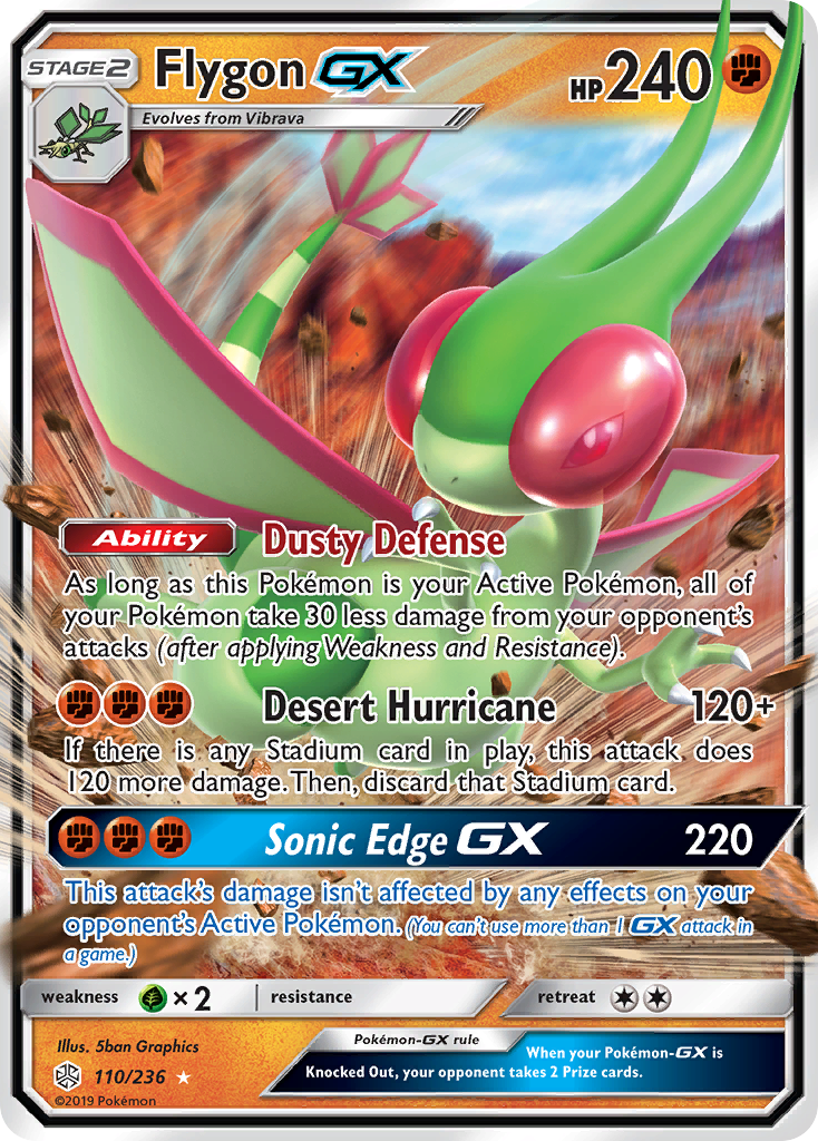 Flygon GX (110/236) [Sun & Moon: Cosmic Eclipse] | Dragon's Lair Comics and Fantasy Houston TX