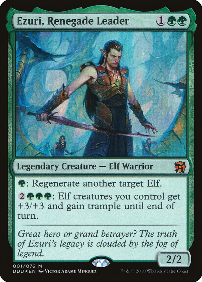 Ezuri, Renegade Leader [Duel Decks: Elves vs. Inventors] | Dragon's Lair Comics and Fantasy Houston TX