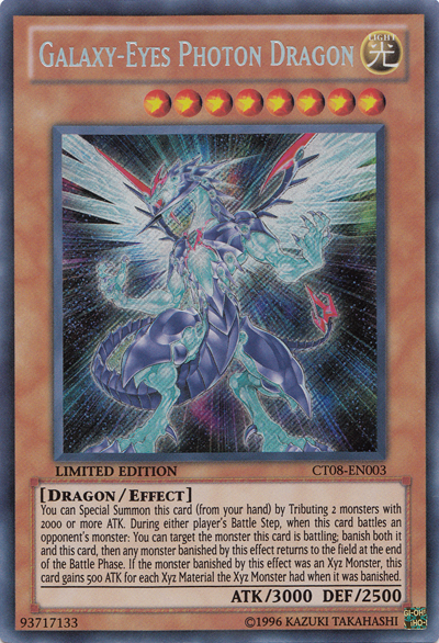 Galaxy-Eyes Photon Dragon [CT08-EN003] Secret Rare | Dragon's Lair Comics and Fantasy Houston TX