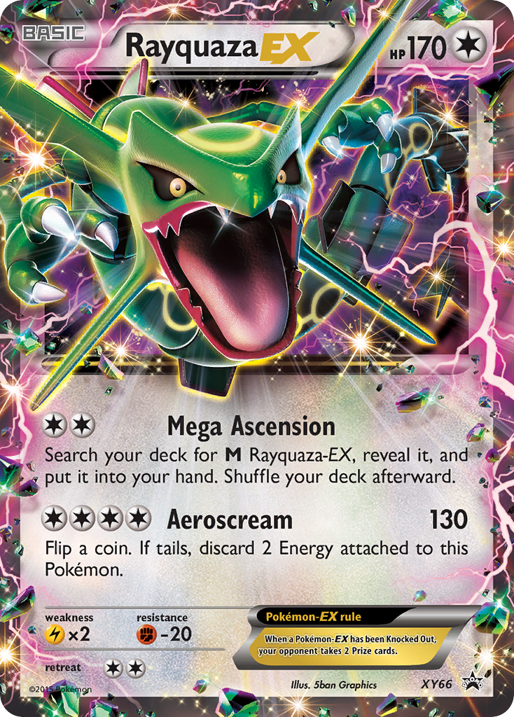 Rayquaza EX (XY66) [XY: Black Star Promos] | Dragon's Lair Comics and Fantasy Houston TX