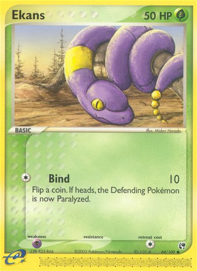 Ekans (64/100) [EX: Sandstorm] | Dragon's Lair Comics and Fantasy Houston TX