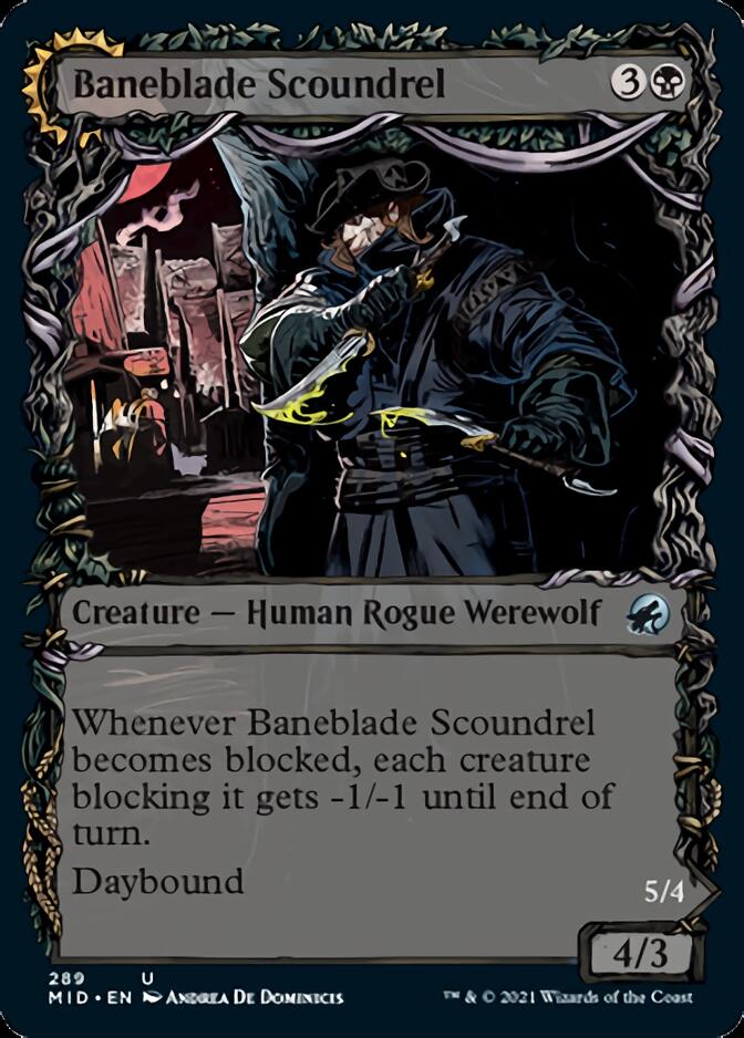 Baneblade Scoundrel // Baneclaw Marauder (Showcase Equinox) [Innistrad: Midnight Hunt] | Dragon's Lair Comics and Fantasy Houston TX