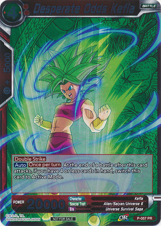 Desperate Odds Kefla (Event Pack 2 - 2018) (P-057_PR) [Promotion Cards] | Dragon's Lair Comics and Fantasy Houston TX