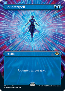 Counterspell (Borderless Alternate Art) [Modern Horizons 2] | Dragon's Lair Comics and Fantasy Houston TX