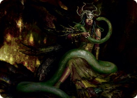 Saryth, the Viper's Fang Art Card [Innistrad: Midnight Hunt Art Series] | Dragon's Lair Comics and Fantasy Houston TX