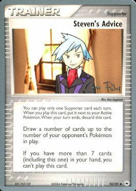 Steven's Advice (92/101) (Blaziken Tech - Chris Fulop) [World Championships 2004] | Dragon's Lair Comics and Fantasy Houston TX