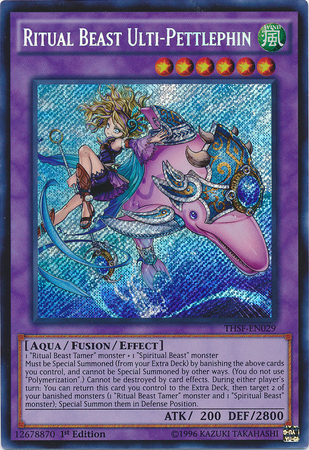 Ritual Beast Ulti-Pettlephin [THSF-EN029] Secret Rare | Dragon's Lair Comics and Fantasy Houston TX