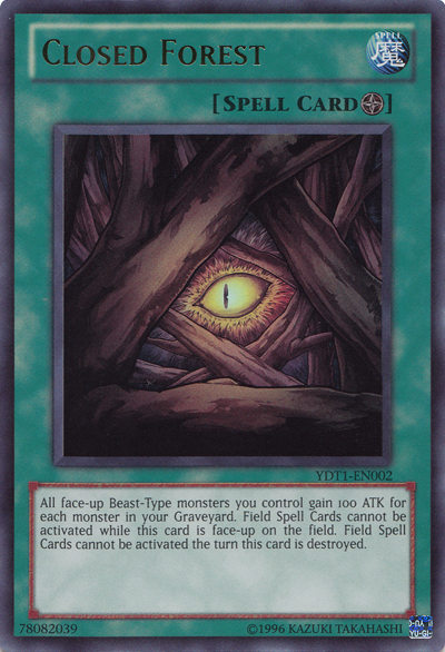 Closed Forest (5D's Duel Transer) [YDT1-EN002] Ultra Rare | Dragon's Lair Comics and Fantasy Houston TX