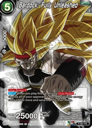 Bardock, Fully Unleashed (P-067) [Mythic Booster] | Dragon's Lair Comics and Fantasy Houston TX